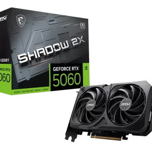TARJETA DE VIDEO MSI RTX 5060 8GB GDDR7 SHADOW 2X OC