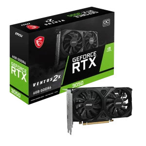TARJETA DE VIDEO MSI VENTUS 2X RTX 3050 6GB GDDR6