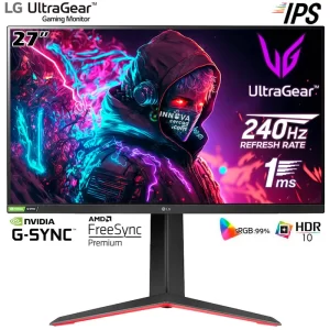 MONITOR LG ULTRAGEAR 27GP750 27'' IPS 240HZ 1MS G-SYNC