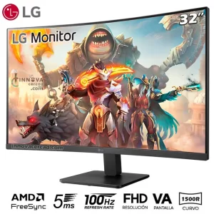MONITOR LG 32MR50C-B 32" FHD VA 100HZ CURVO
