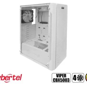 CASE GAMER CYBERTEL VIPER WHITE CBX5003W 4 FAN