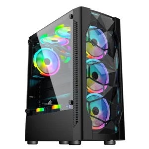CASE GAMING 1ST PLAYER D4 BLACK 4FAN RGB