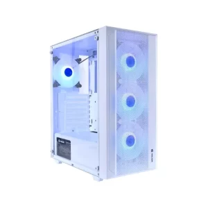 CASE GAMING HALION TORNADO 04 WHITE C/FUENTE 600W 4FAN RGB