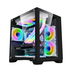 CASE GAMING 1ST PLAYER MV5-T N 3FAN RGB-NEGRO