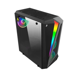 CASE GAMING 1ST PLAYER RAINBOW R5 BLACK 3FAN RGB