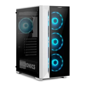 CASE GAMER MICRONICS WARRIOR CG803W 4FAN RGB