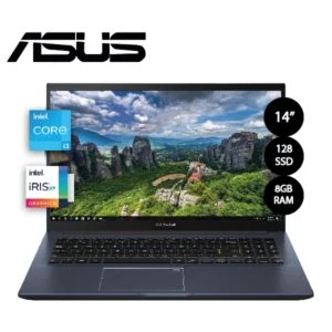 LAPTOP ASUS VIVOBOOK INTEL CORE I3-1315U 8RAM DDR4 128SSD W11 14" FHD
