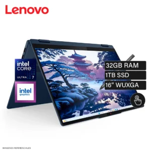LAPTOP LENOVO IDEAPAD 5 INTEL CORE ULTRA 7-225U 32RAM DDR5 1TB SSD 16" TACTIL
