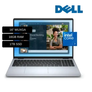 LAPTOP DELL 16 INTEL CORE 7-150U 16RAM DDR5 1TB SSD W11 HOME 16" FHD TACTIL ICE BLUE